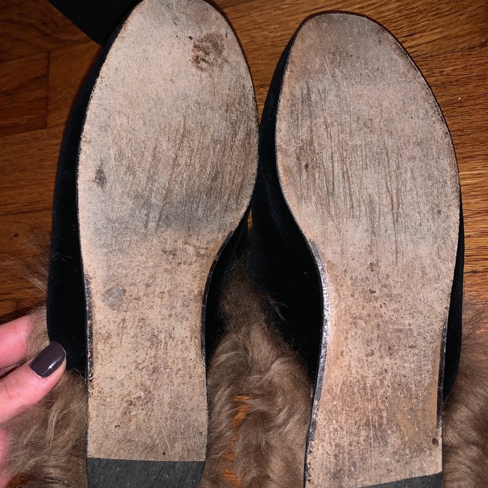 Gucci Fur Slides - image 4